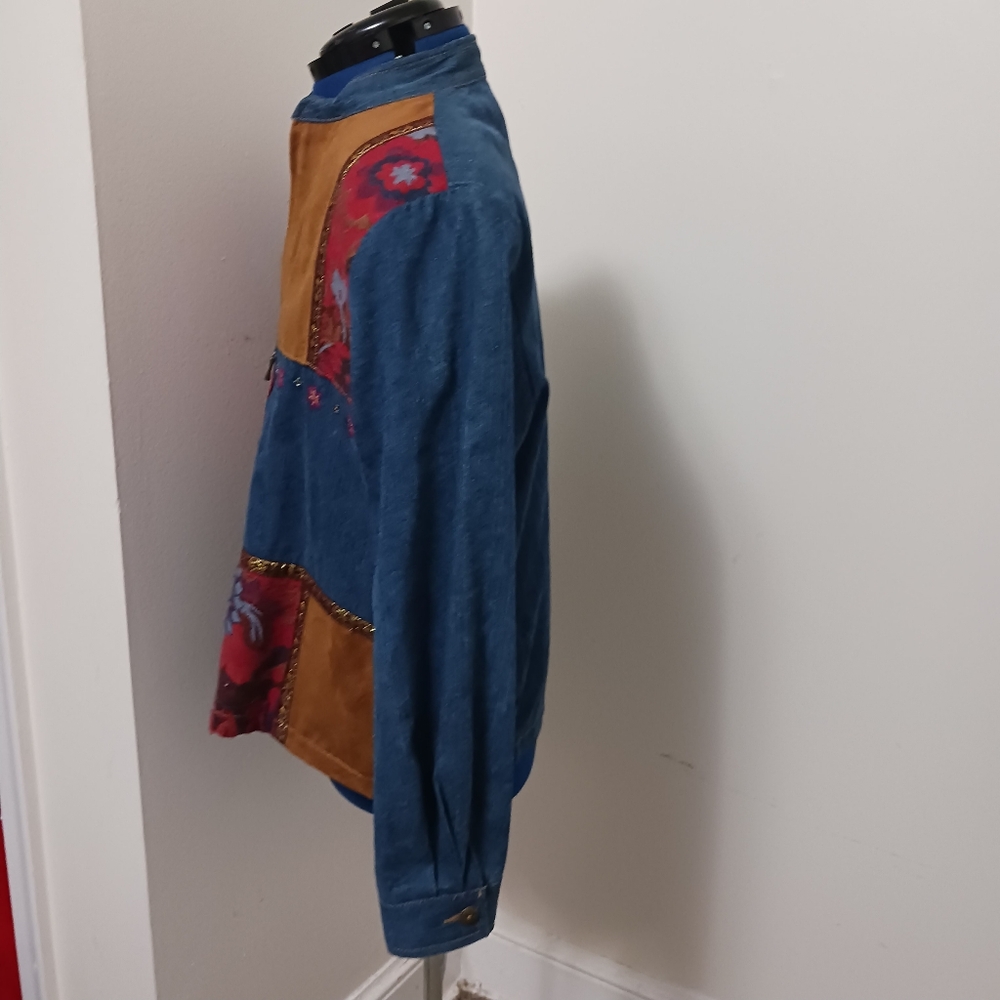 Dunner Patchwork Jacket 14P Colorful Grandmacore - image 4